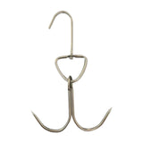 Maxbell Roast Duck Hook Stainless Steel Bacon Hanger Double Hooks for Hams Argent