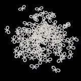 Maxbell Maxbell 100 Bowknot Shaped Faux Pearls Cabochon Embellishments Wedding Card Making