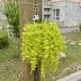 Maxbell 2Pcs Bunch Silk Hanging Plants Artificial Lilac Flower Garland Decor Green