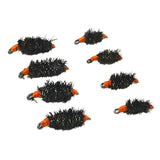 Maxbell 8x Fly Fishing Lures Professional Realistic with Carry Case River with Hooks