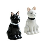 Maxbell 2x Seasoning Containers Cute Dog Shaped Spice Container for Restaurant Cafes