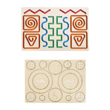 Maxbell Wooden Tracing Board Handwriting Practice for Preschool 3 4 5 Year Olds Kids Gear