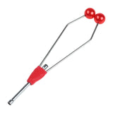 Maxbell Fly Tying Tool Ceramic Tip Bobbin Holder Portable Sturdy Fly Tying Equipment Red