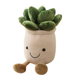 Maxbell 8pcs Lifelike Plush Green Potted Plants Plant Stuffed Toy Decor 25cm