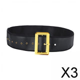 Maxbell 3xSanta Claus Belt Props Christmas Santa Belt for Masquerade Cosplay Role Play 6cmx120cm