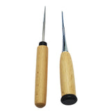 Maxbell 2Pcs Craft Tool Scratch Awl Hole Maker Punch for Leather Cloth Tent Shoes Repair - Aladdin Shoppers