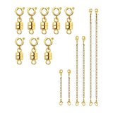 Maxbell Necklace Extender and Magnetic Necklace Clasp for Jewelry Making Accessories Gold