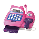 Maxbell Supermarket Store Toys Cash Register Kids Valentines Day Gifts for Baby Kids Pink