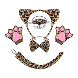 Maxbell Halloween Costume Cute Ears and Tail Set for Animals Themed Parties Festival