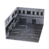 Maxbell 1/64 Diecast Model Car Display Case Simulation Desktop Decor Parking Scenery