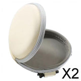 Maxbell 2xFolding Sunglasses Case Zipper Case Portable Protective Case Men Women