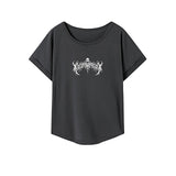 Maxbell Maxbell Womens T Shirt Summer Ladies Clothes Crewneck Tee for Camping Work Traveling XL