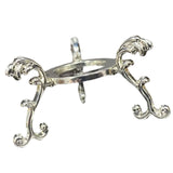 Maxbell Maxbell Crystal Ball Display Base Iron Ornament Gems Rack for Bookcase Party Bedroom argent