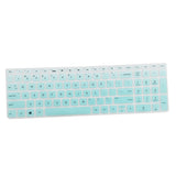 Silicone Desktop Keyboard Skin Cover For HP 15.6 Inch BF Laptop Clear Green