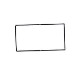 Maxbell Movie Projector Screen White Projector Curtain for Home Theater Office Party 1.34x0.75m