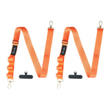Maxbell Phone Lanyard Crossbody Strap Phone Strap for Most Smartphone ID Badges Case orange