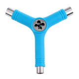 Maxbell Multi-functional Skateboard Longboard Y-Tool Screwdriver Socket Wrench Blue - Aladdin Shoppers