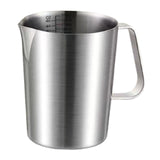 Maxbell Stainless Steel Measuring Cup Pouring Cup 1000ml for Home Kitchen DIY Coffee