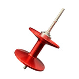 Maxbell Fishing Reel Spool Fishing Reel Modification Baitcasting Reel Spool for CR80 Red