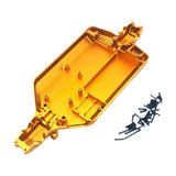 Maxbell RC Car Chassis Plate DIY Replacement for 16101 16102 16103 16104 16106 16201 Gold