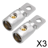Maxbell 3x1 Pair Wire Coupler Butt Terminal Connector 0GA AWG Joiner Barrel Set Screw