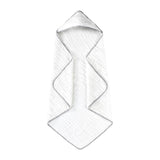Maxbell Hooded Baby Bath Towel Soft Newborn Essential Towel for Kids Newborn Neutral White