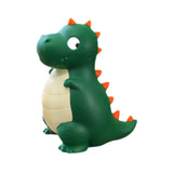 Dinosaur Piggy Bank Container Organizer Box for Baby Shower Living Room Desk L Green