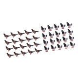 Maxbell 40pcs Fake Artificial Feather Foam Doves Birds Figurine Wedding Decoration