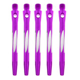 Maxbell Maxbell 1 Pack of 5pcs Aluminum Alloy Darts Shafts Harrows Dart Stems Medium Purple
