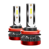 Maxbell 2 Pieces Car LED Headlight Bulbs Kit Fog Light Bulb Accessories  H8 H9 H11