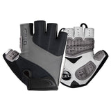 Maxbell Half Finger Cycling Gloves Bike Bicycle Fingerless Women Men Gloves Black XL - Aladdin Shoppers