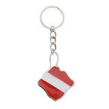 Maxbell Maxbell Zinc Alloy Diving Flag Key Chain Holder Keyring Keychain Charm Dive Flag