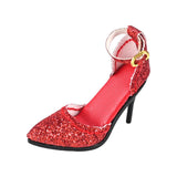 Maxbell 1:6 High Heeled Shoes Doll Decoration Accessories for 12 inch Action Figures Red
