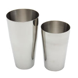 Maxbell Stainless Steel BAR COCKTAIL SHAKER Boston Tin Set 800/600ml + Ice Strainer