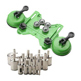 Maxbell Drill Bit Holesaw Guide Portable Centering Locator for Ceramic Tile Granite With Drill