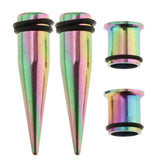 Maxbell 4Pcs Ear Expander Ear Stretching Gauge Tunnel Plug Stretcher Piercing 8mm