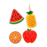 Maxbell Kids Lacing Toy Threading Board Improve Cognition for Boys Girls Puzzle Game Fruit Pattern