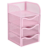 Maxbell Office Desktop Organizer 3 Tiers Versatile Desktop Storage Box for Apartment