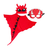 Maxbell 3Pcs Kids Dinosaur Costume Dragon Fancy Dress Costume for 3-8 Years Old Kids