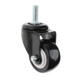 Maxbell 2-inch Heavy Duty Plate Swivel Caster Wheel M8 Thread Stem for Rack Shelf