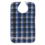 Maxbell Maxbell Adult Disability Bib Mealtime Cloth Protector Waterproof 45x75cm blue