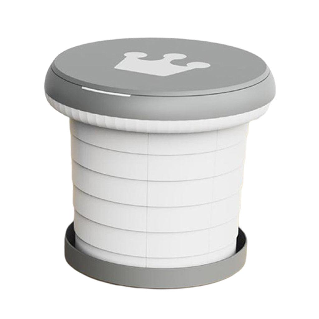 Maxbell Maxbell Cute Portable Folding Toilet Washable for Child Non-Slip Strip Design Park Gray