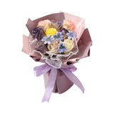 Maxbell Soap Flower Bouquet Romantic Mother's Day Gift for Party Wedding Anniversary Violet