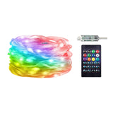 Maxbell Christmas Tree Light Outdoor USB Globe Fairy Lights for Patio Front Yard BBQ