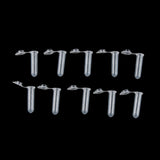 Maxbell 4x10pcs 2ml Plastic Graduated Cylinder Centrifuge Tube Laboratory with Lid