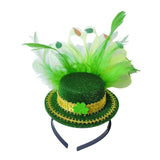 Maxbell Saint Patrick's Day Headband Irish Hairband for Party Props New Year Holiday Green
