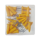 Maxbell Stainless Steel Corn Holders Portable Barbecue Skewers for Party BBQ Camping 20pcs