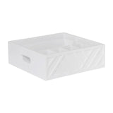 Maxbell Utensil Holder Paper Plate Organizer for Kitchen Countertop for Barbecue Cup White