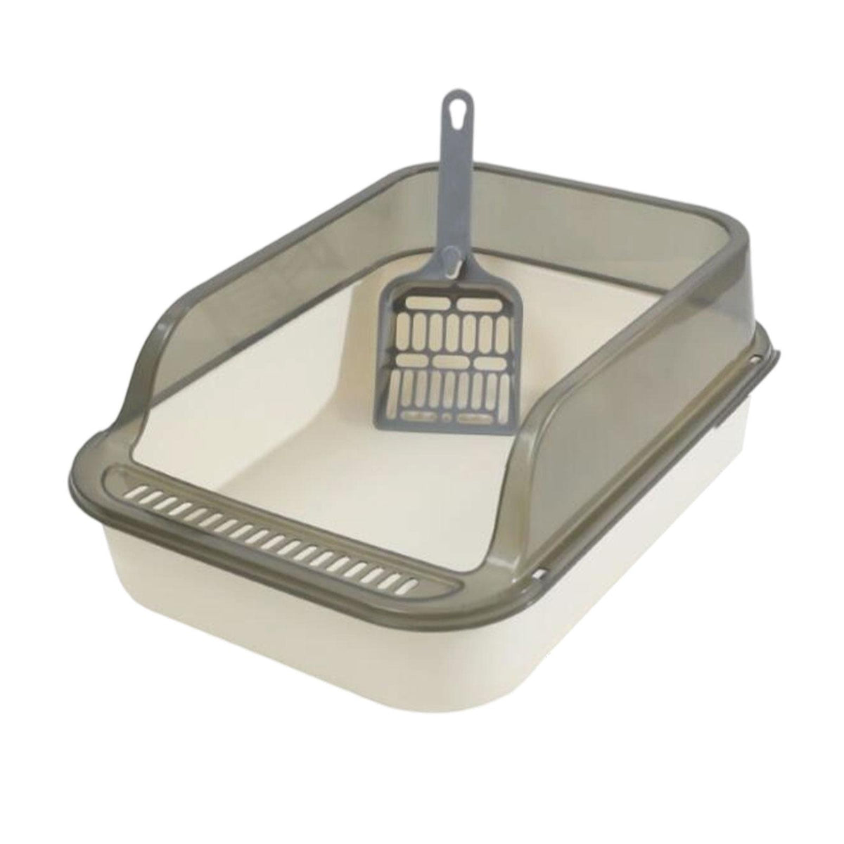 Maxbell Cat Litter Box Container Bedpan Heighten Sand Basin Sandbox Kitty Litter Pan