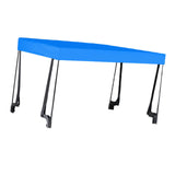 Maxbell Awning Canopy Portable Wagon Sun Shade Cover for 8inch Camping Carts Camping blue